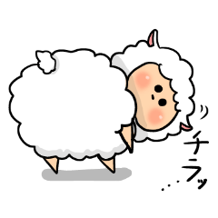 [LINEスタンプ] ゆるすぎ羊の日常会話の画像（メイン）
