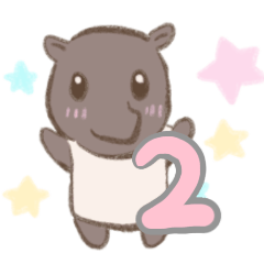 [LINEスタンプ] タンクトップバクのたっくん2