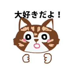 [LINEスタンプ] アライグマねこ