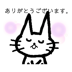 [LINEスタンプ] 小学生のお絵かきネコ