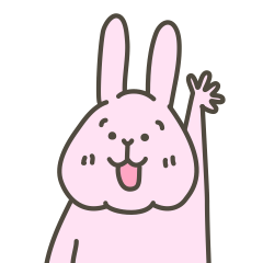 [LINEスタンプ] うさぎで挨拶スタンプ