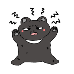 [LINEスタンプ] ツキノワグマのスタンプ