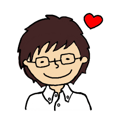 [LINEスタンプ] おとこのこ くろぶちめがね編