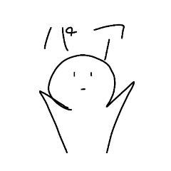 [LINEスタンプ] 白い子スタンプ3