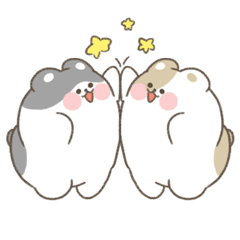 [LINEスタンプ] 1、2ハムスター。