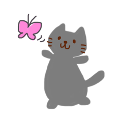 [LINEスタンプ] モチモチねこ  しょぼんだニャ。の画像（メイン）