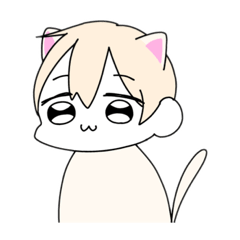 [LINEスタンプ] しろねこサン