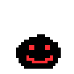 [LINEスタンプ] まっくろスライム君