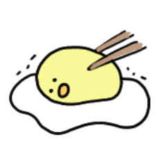 [LINEスタンプ] ヒヨコになりたい卵の画像（メイン）