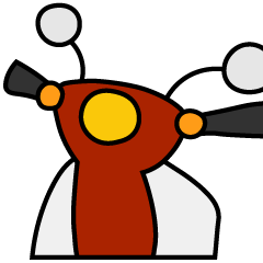 [LINEスタンプ] 赤い小型バイクでツーリング02