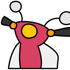 [LINEスタンプ] ピンク色の小型バイクでツーリング02の画像（メイン）