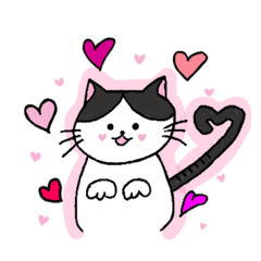 [LINEスタンプ] ねこのオリバーくん