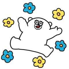 [LINEスタンプ] 毎日使えるしろくまちゃん