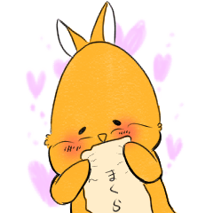 [LINEスタンプ] まだ眠いきつねのみかんちゃん