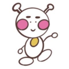 [LINEスタンプ] まゆが太い宇宙人ちゃん