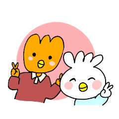 [LINEスタンプ] やんごさんとぽさんごさんの仲良しスタンプ