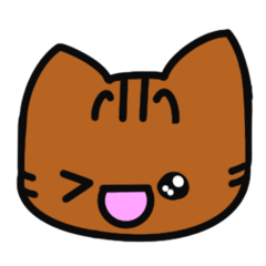 [LINEスタンプ] お餅にゃんこ ちろるver