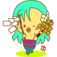 [LINEスタンプ] ゆるほわあまびえさん(お祈り言葉)