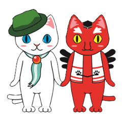 [LINEスタンプ] 南足柄が大好きになる猫キャラのスタンプ