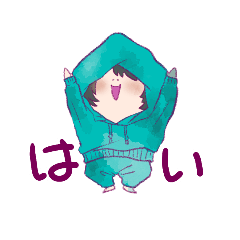 [LINEスタンプ] パーカーマン【日常会話】