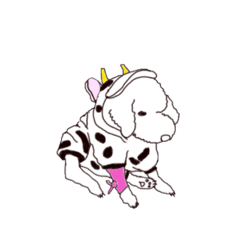 [LINEスタンプ] 3匹のお犬
