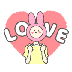 [LINEスタンプ] 日常スタンプ  うさ子