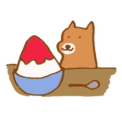 [LINEスタンプ] ハチという名の犬の7月