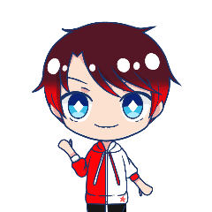 [LINEスタンプ] 動くよゆたかな男の子