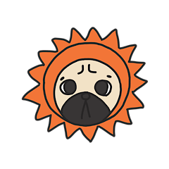 [LINEスタンプ] パグのプーさん