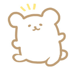 [LINEスタンプ] ほわクマの画像（メイン）