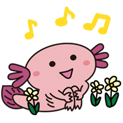 [LINEスタンプ] ウーパールーパーのおせちの画像（メイン）