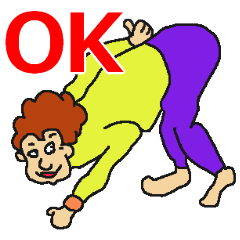 [LINEスタンプ] 体をつかった日常の挨拶