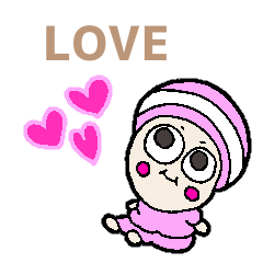 [LINEスタンプ] 虹色こびと LOVE