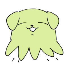 [LINEスタンプ] くらげのわんこの画像（メイン）