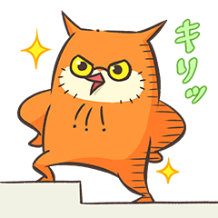 [LINEスタンプ] おだけんフクロウ ベーシック