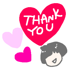 [LINEスタンプ] 【バレンタインでかハート】メッセージ女子