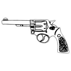 [LINEスタンプ] 銃 gun