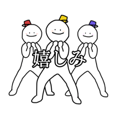 [LINEスタンプ] 基本煽り顔のバケツかぶりたち