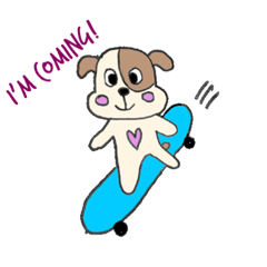 [LINEスタンプ] 犬のチェリーのワンダフルライフ