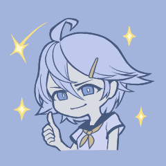 [LINEスタンプ] 蒼天ちゃんスタンプの画像（メイン）