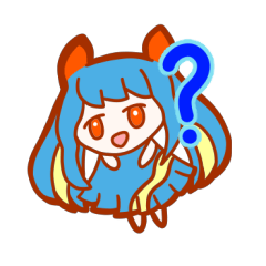 [LINEスタンプ] 青ウミウシの女の子