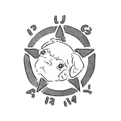 [LINEスタンプ] PUG_ARMY