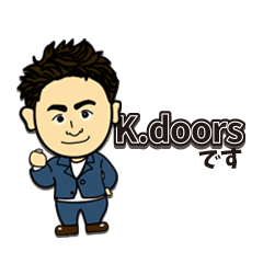 [LINEスタンプ] K.doors あきver1