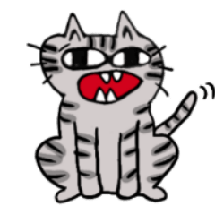 [LINEスタンプ] アメショのムサシ 3の画像（メイン）