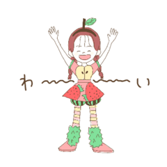 [LINEスタンプ] てんしちゃんたち