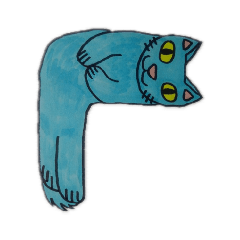 [LINEスタンプ] 猫「」
