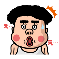 [LINEスタンプ] 近所のもっちゃん