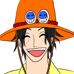 [LINEスタンプ] ONE PIECE ほとんどエースとくれはスタンプ