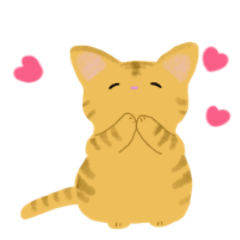 [LINEスタンプ] いやしの茶とら りん