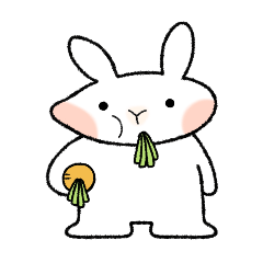 [LINEスタンプ] もちもちウサモチ